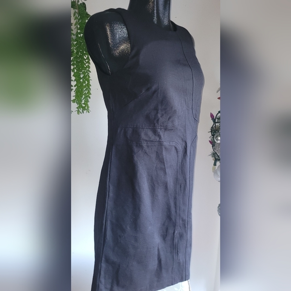 Vince Camuto Black Sleeveless Shift Dress Size 8 - Picture 4 of 8